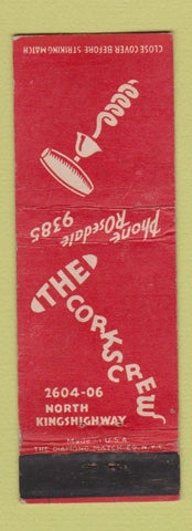 Matchbook Cover - The Corkscrew St Louis MO WEAR