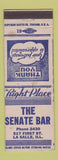 Matchbook Cover - The Senate Bar La Salle IL