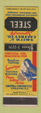 Matchbook Cover - Smith & Caffrey Steel Syracuse NY