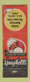 Matchbook Cover - Italian American Perruso Cafe WORN