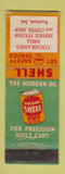 Matchbook Cover - Shell oil gas Cochrane's Kentland IN WORN