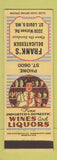 Matchbook Cover - Frank's Deli St Louis MO