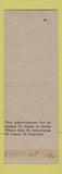 Matchbook Cover - Frank's Deli St Louis MO