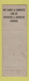 Matchbook Cover - SS Edmundson Restaurant Rensselaer NY WEAR