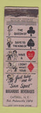 Matchbook Cover - Sun Spot Bogardus Beverages Catskill NY  POOR