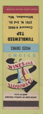Matchbook Cover - Tumbleweed Tap Milwaukee WI bar