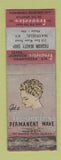 Matchbook Cover - Fashion Beauty Salon Mayfield KY girlie Frederic Wave POOR