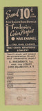 Matchbook Cover - Fashion Beauty Salon Mayfield KY girlie Frederic Wave POOR