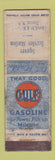 Matchbook Cover - Gulf oil gas Square Service Nassau NY POOR