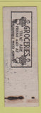 Matchbook Cover - Gulf oil gas Todd's Canton NY low phone # WORN