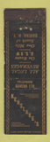Matchbook Cover - Kerslake's Ravena NY low phone # bar WORN