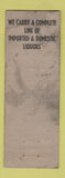 Matchbook Cover - SS Edmundson Restaurant Rensselaer NY WORN