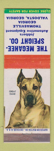 Matchbook Cover - Megahee Speight Auto Parts Thomasville Valdosta GA