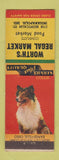 Matchbook Cover - Worth's Regal Market Grocery Indianapolis IN Collie Dog