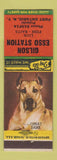 Matchbook Cover - Gilson Esso oil gas Port Ontario NY Great Dane