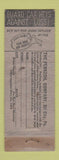 Matchbook Cover - Pennzoil oil gas WORN