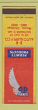 Matchbook Cover - Permite BB Auto Supply Baltimore MD