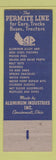 Matchbook Cover - Permite BB Auto Supply Baltimore MD