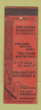 Matchbook Cover - Winnebago Auto Replacement parts Milwaukee WI Indian WORN