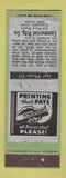 Matchbook Cover - Commercial Printing Davenport IA