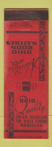 Matchbook Cover - Ohio Book Matches WEAR