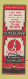Matchbook Cover - Marathon oil gas Napoleon OH WORN