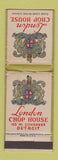 Matchbook Cover - London Chop House Detroit MI WORN