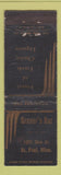 Matchbook Cover - Graner's Bar St Paul MN WORN