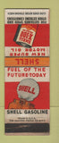 Matchbook Cover - Shell oil gas WORN