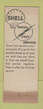 Matchbook Cover - Shell oil gas WORN