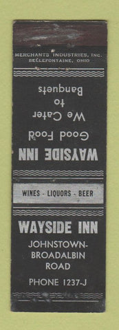 Matchbook Cover - Wayside Inn Johnstown PA? MERCHANTS WEAR