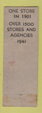 Matchbook Cover - United Whelan 1941 WEAR