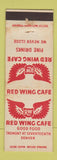 Matchbook Cover - Red Wing Cafe Denver Colorado