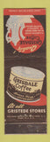 Matchbook Cover - Grisdale Coffee Grocery Stores WEAR