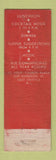Matchbook Cover - Suburban Cocktail Lounge East Orange NJ feature WEAR