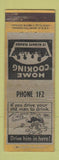 Matchbook Cover - Middleport Inn ADVANCE WORN
