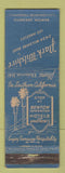Matchbook Cover - Park Wilshire Hotel Los Angeles CA WORN