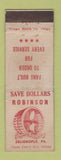 Matchbook Cover - Robinson Fans Zelienople PA WEAR