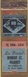 Matchbook Cover - Pritzker's Market St Paul MN Arrow WORN