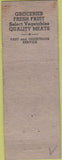 Matchbook Cover - Pritzker's Market St Paul MN Arrow WORN