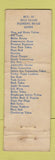 Matchbook Cover - Buckeye Pump Columbus OH WEAR