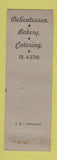 Matchbook Cover - C&L Cocktail Lounge New York City deli