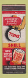 Matchbook Cover - Shell oil gas