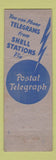 Matchbook Cover - Shell oil gas