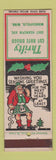 Matchbook Cover - Thrifty Cut Rate Drugs Minneapolis MN Christmas