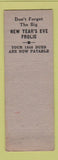 Matchbook Cover - American Legion Carlisle PA Christmas