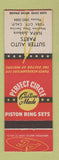 Matchbook Cover - Perfect Circle Piston Rings Sutter Yuba City CA NAPA