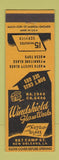 Matchbook Cover - Windshield Glass Works New Orleans LA auto glass