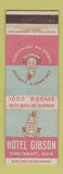 Matchbook Cover - Hotel Gibson Cincinnati OH
