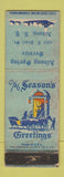Matchbook Cover - Albany Spring Service Albany NY Christmas WORN